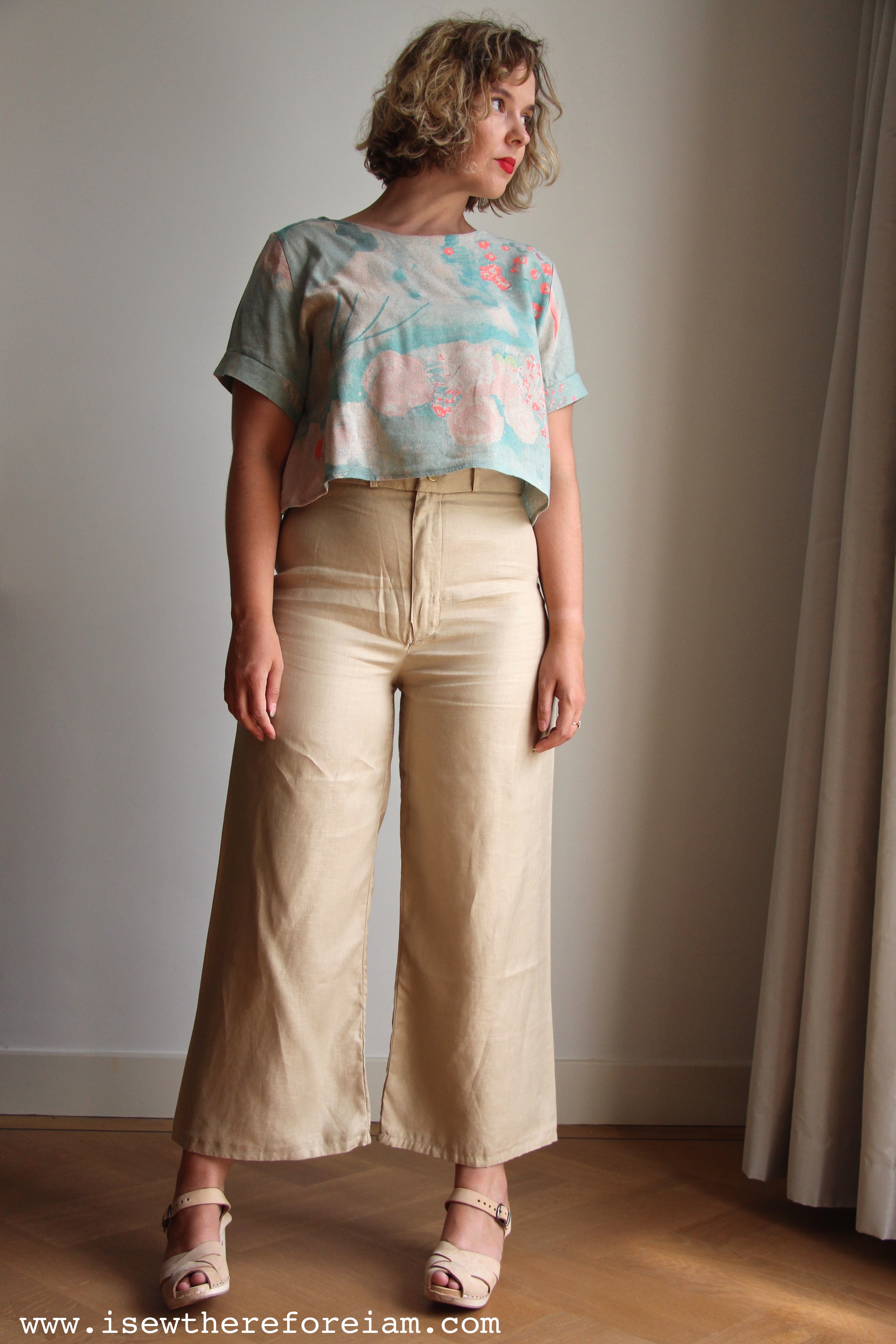 Anna Allen Persephone pants pattern review by Camz0r